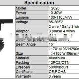 30w Track Light With High Power Led Chip for Clothing Shop, Shopping Mall thumbnail-2