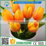 2016 Wholesale Multicolor Latex Artificial PU Flowers Mini Tulip Bonsai Real Touch Bouquet Wedding Bridal Decor Display Flower thumbnail-4