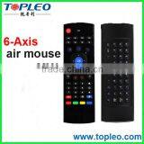 Mini Wireless Keyboard Fly Air Mouse Remote Gyroscope MIC Combo For S905 Android