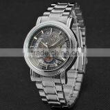 New Silver Watches Luury Brand Men's Fashion Automatic Embossed Skeleton Man Mechanical Watches Relogio Masculino Relojes thumbnail-2