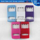 Double Window PU+TPU Magnetic Phone Flip Case For HuaWei G520