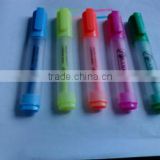 flat shape new highlighter pen/fluorescent marker pen