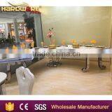 Steel Half Moon Wedding Dining Table , Mdf Home Banquet Table