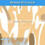 HD-132 Best Selling Do Not Damage Paint Sticker Bomb Car Wrap Vinyl thumbnail-2
