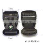 Yukai 1" POM Material Plastic Side Release Buckle for Collars and Bags thumbnail-2