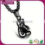 2016 New Technology Mens Black Boxing Gloves Antique Necklace
