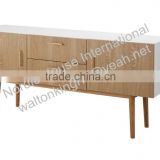 Scandinavian and contemporary credenza modern oak matt paint TV stand                        
                                                Quality Choice