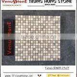 Gray White Polished Marble Mosaic Tiles thumbnail-1