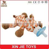 Good Quality Plush Animal Baby Pacifier Toy Customize Plush Deer Pacifier Toy thumbnail-1