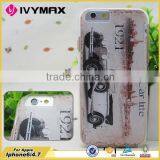 Car Printed Plastic Cellphone Cover for Iphone 6 Innovation Combo Case