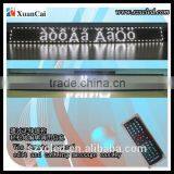 Programable Monochrome SMD (80X800mm) Urtra-thin P5-16X160 LED Message Board/panel/screen/sign/display