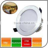 18w Hgh brightness downlight e27 8" led downlight with 1 year quality guarantee led down light for indoor project lighting