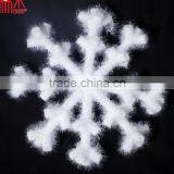 8-pc Silver 11 Inch Snowflake Christmas Ornaments