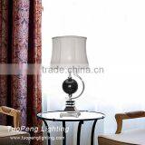 Modern Black Crystal Table Lamp for Inn