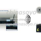 long distance wireless transmission system for background music