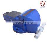 China Supplier of Table Vice Bench Vices 6" 150mm Heavy Duty With Anvil Stationary Base Bench Vices