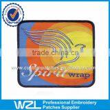 8 x 6 cm Five Colors Woven Patch, High Quality Woven Applique Tags Patch