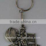 Metal Christmas Gift Santa Keychain