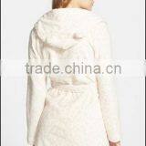 Girls Coral Fleece Bathrobe With Animal Hood thumbnail-2