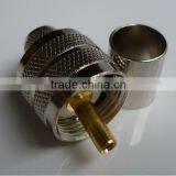 RF Coaxial Connector UHF Male Crimp for LMR400