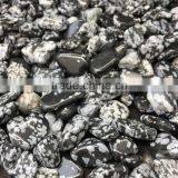 Snow Flake Obsidian Stone Gravels Obsidian Rough Chips