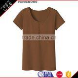 China Wholesale Women Drees Summer Soft Fabrict Bulk Shirt Design Own Logo T-shirt Clothing thumbnail-1