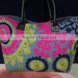Stylish Suzanni Embroidery Shopping Bag Tote Fashionable Ladies Bag thumbnail-1