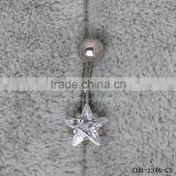 Fashion Jewelry Multi-shape Gem Wholesale 316L Stainless Steel Belly Ring thumbnail-2