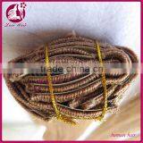 Overnight Shipping Cheap 100% Peruvian Human Virgin Blonde Hair Clip in Hair Extensions for White Women thumbnail-4