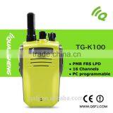 2W Mini Radio PMR446 License Free CE Certificated DTMF 2way Radio