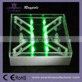 Wireless Remote Control 10 cm Square Size Wedding Decor Glass Vase for Wedding Centerpiece thumbnail-3