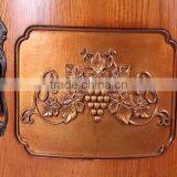 Carved Logo Design Wood Refrigerator Cabinet 48volume Thermoelectric Wine Refrigerator thumbnail-3