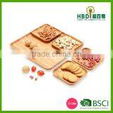 Whole|sale Distinctive Bamboo Wood Food Serving Dish Tray thumbnail-4