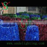 New Christmas Tree Light 3D Tall Cone Garland Motif Light LED Lights thumbnail-5