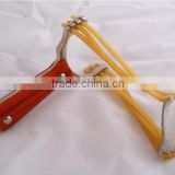 Hot Selling Outdoor Handle Hunting Slingshot Toy Rubber Sling Shot Catapult +4pcs Pinball thumbnail-3