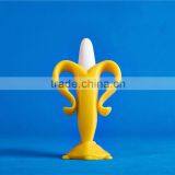 Amazon Best Selling Factory Wholesale Baby Banana Teether Toothbrush, Baby Training Toothbrush thumbnail-4