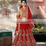Fervid Red Net Designer Lehenga Choli/Online Shopping for Indian Lengha Choli thumbnail-1