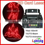 (LS819R)SD Card Laser Light/Red Cartoon Laser Light/Animation Laser