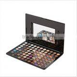 Chinese Factories Wholesale Custom 88 Slots Luxury Cosmetic Box, Fashion Beautiful Black Eye Shadow Box