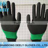 13G Green Nylon Liner 1/2 Latex Foamed Gloves /working Glove/1/2 Half Coated Gloves thumbnail-3