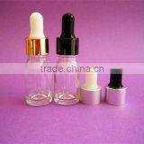 Hot Sell Round Clear Amber 10ml Glass Dropper Bottles thumbnail-2