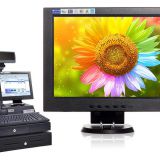 12-inch desktop TFT LED Display with 1024x768 Pixels for PC and POS