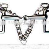 D-ring Horse Bits With Curb Chain