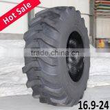 TAIHAO Brand R4 Tractor Backhoe Tire 16.9-24 thumbnail-1