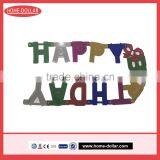 Hot Sales China Products Handmade Letters Felt Banner Happy Birthday thumbnail-2