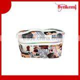 Square Shaped Custom Travel Cosmetic Bag thumbnail-1