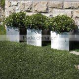 FO-9004 Outdoor Decorative Cubic Stainless Steel Flower Pot Wholesale thumbnail-3