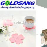 Hot Selling Custominzed Fllower Shape Heat Resistant Silicone Cup Mat thumbnail-3
