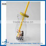 Fashion 250ml Starbucks Type Mango Juice Glass Beverage Bottle thumbnail-1