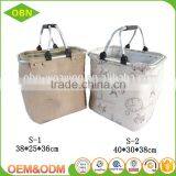 Wholesale Cheap Vintage Foldable Jute Storage Basket Used Jute Bag With Handle thumbnail-1